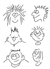comic gesichter