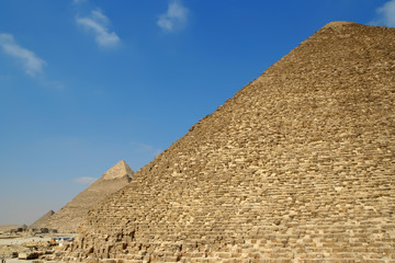 Fototapeta na wymiar Egyptian pyramids