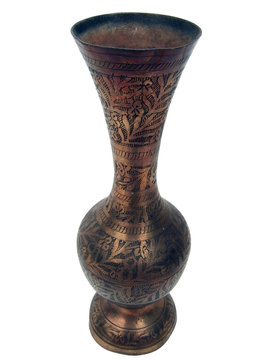 old copper vase