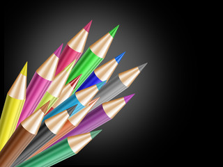 Fototapeta premium color pencil