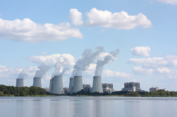 Fototapeta na wymiar Elektrownia węglowa