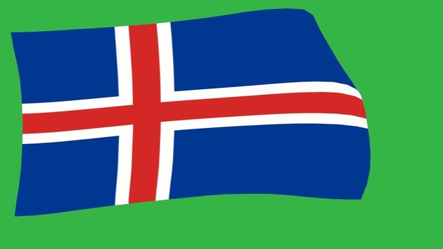 Islande drapeau