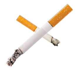 Cigarette Isolated on White Background