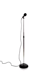Rolgordijnen Microphone on a stand © Michael Flippo