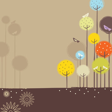 Retro Forest Design