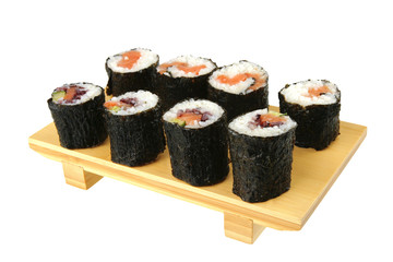 served rolls on white