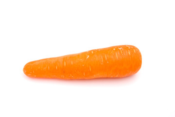 Carrot on a white background.
