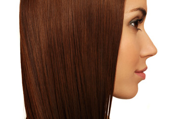 girl with beautiful hair