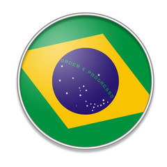 Fototapeta premium Flag of Brazil