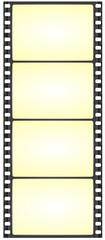 wide film strip - vector
