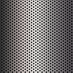 Metal background with circles