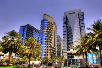 Stadsgezicht van Dubai