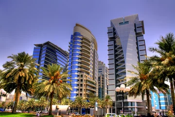 Selbstklebende Fototapete Mittlerer Osten Dubai Cityscape