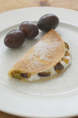 fresh and delicious pancake made for pancake day