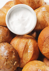 Freshly Baked Bread and Salt