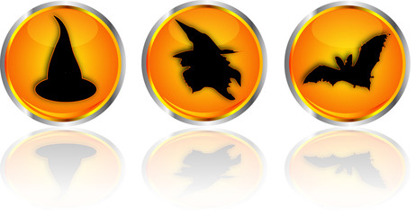 boutons Halloween