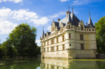 Fototapeta na wymiar Azay-le-Rideau Chateau, France