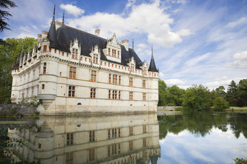 Fototapeta na wymiar Azay-le-Rideau Chateau, Francja
