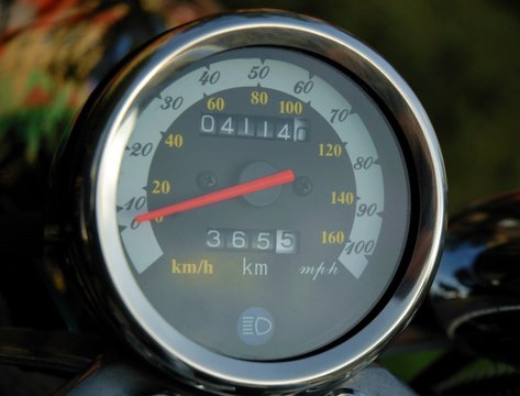 motorcycle speedometer indicator