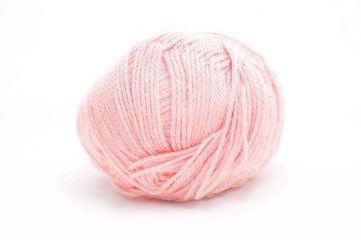 ball of pink yarn