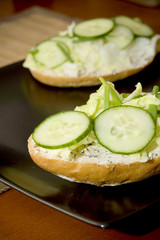 sandwich with cucumber