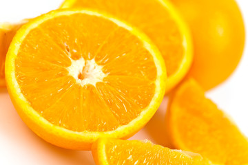 orangen-isoliert auf weiss
