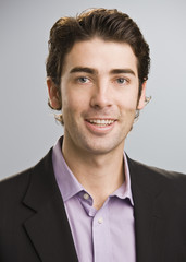 Man Smiling at Camera