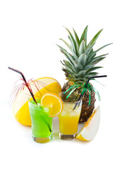 fruits and coctails