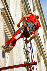 Cordiste du b&acirc;timent