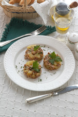 Tortini di patate e carne - Antipasti del Trentino Alto Adige