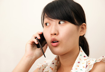 girl with a cellphone