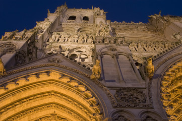 Cathedrale d'Amiens - Eclairage nocturne