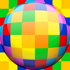 Caleidoscopio Sfera-Kaleidoscope Globe-Multicolor-1 - 16486118