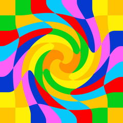 Obraz premium Caleidoscopio Sfondo-Kaleidoscope Background-Multicolor-2