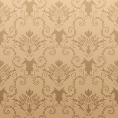 seamless damask background