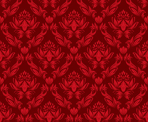 seamless damask background