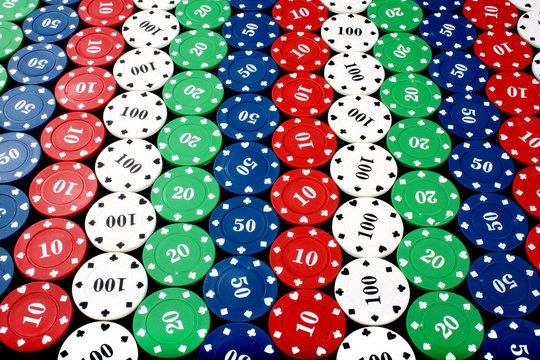 Casino Chips Background