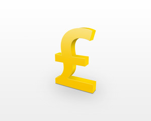golden pound symbol