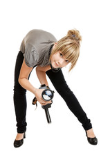 beautiful girl photographer