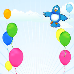 Twitter Bird Celebration