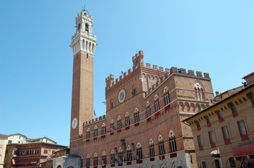 Obraz premium Siena: palazzo pubblico
