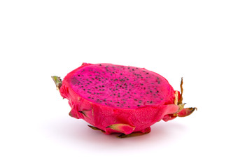 Dragon fruit on a white background