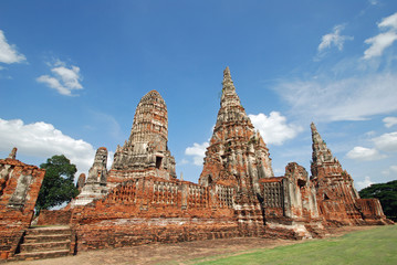 Fototapeta na wymiar Buddyjska stupa w Ayutthaya, Tajlandia