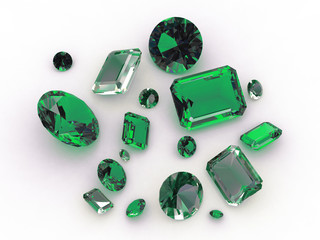 Lovable Collection  - Set of gorgeous emerald gemstones