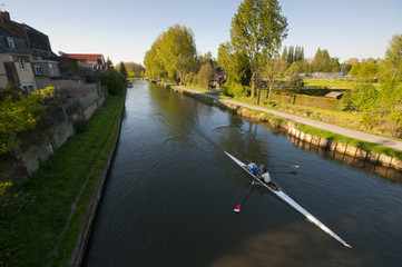 Amiens, Quartier Saint-Leu - Parc de Beauvillé