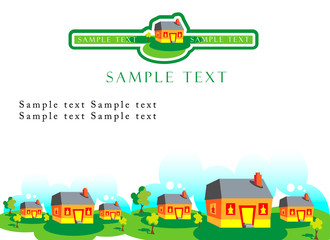 Vector realty background for purposes.