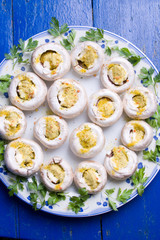 Mushrooms on plate  2