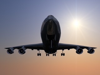 B747 Sunrise