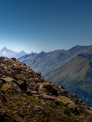 Rocce e panorami di alta montagna
