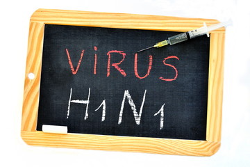 Fototapeta premium Virus grip A H1n1